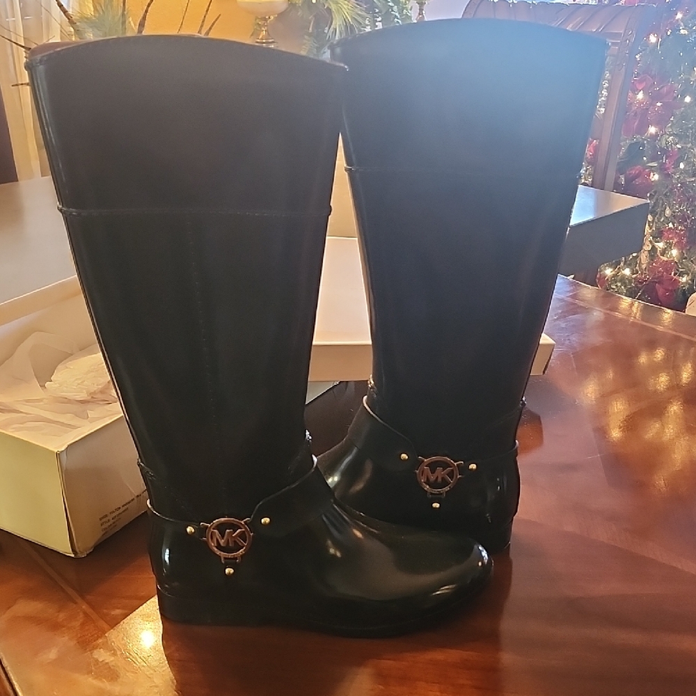Michael Kors Fulton Black Winter Boots